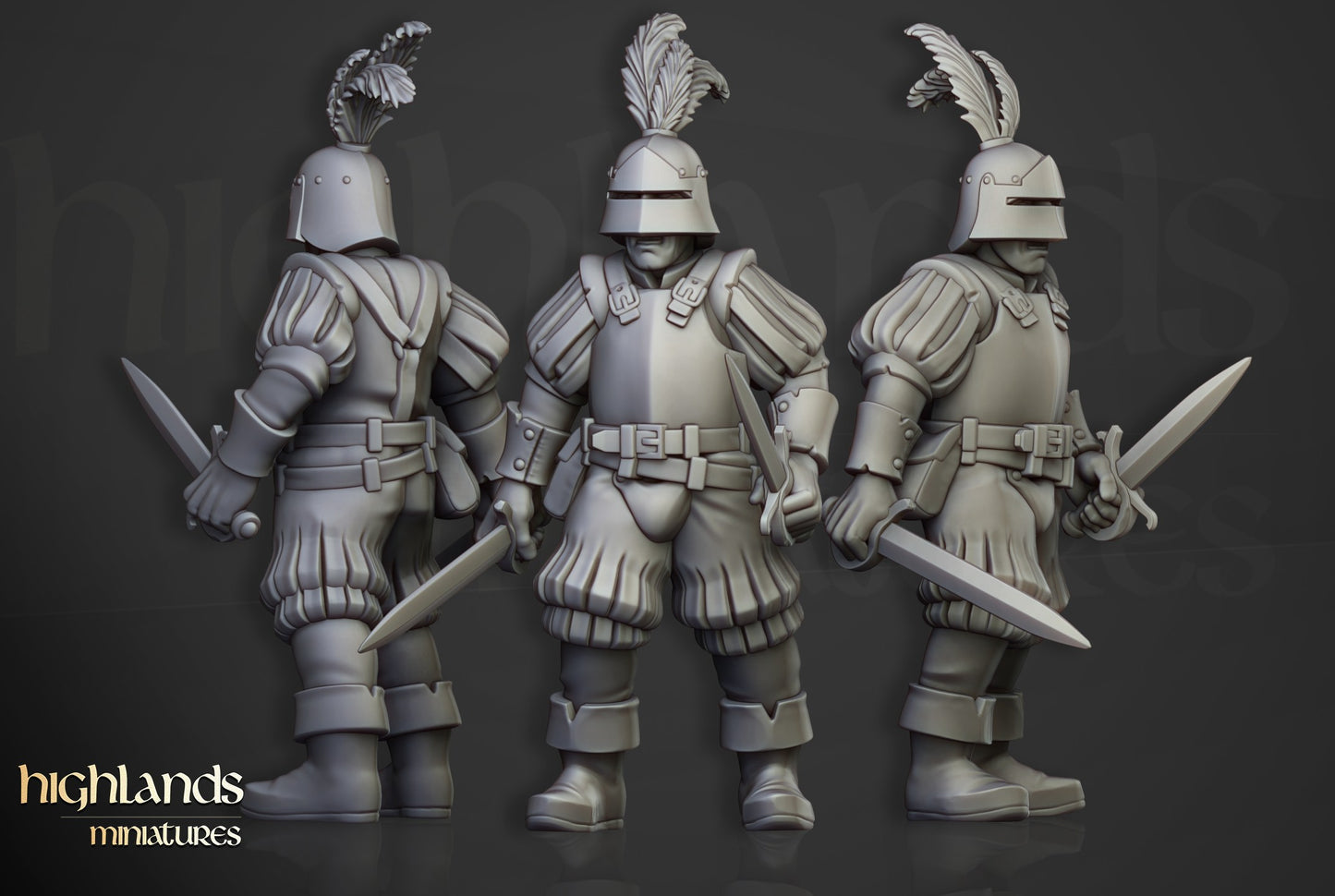 Miniatura Milicia Sunland Imperio resina 28mm sin pintar - Drakholm