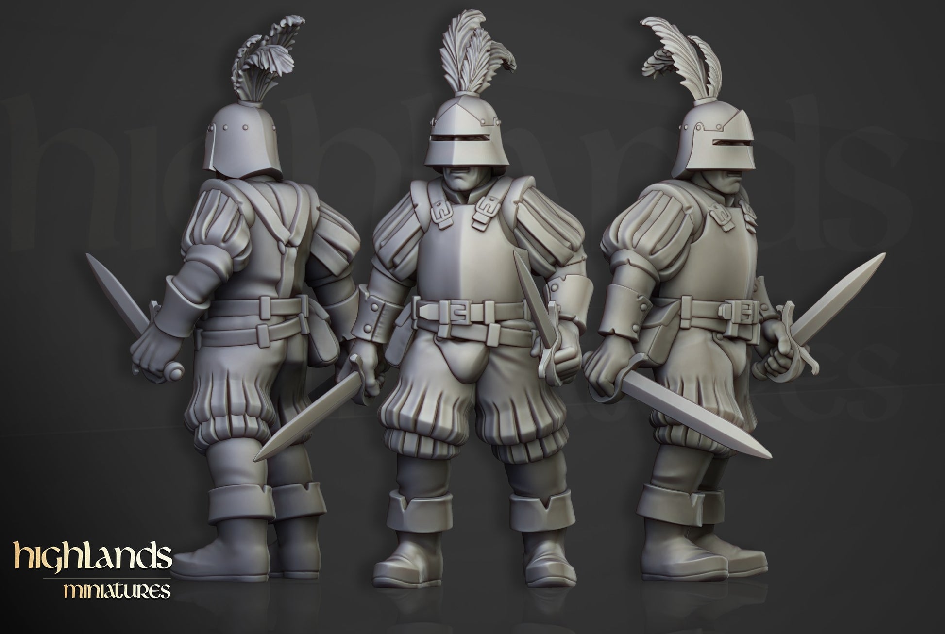 Miniatura Milicia Sunland Imperio resina 28mm sin pintar - Drakholm