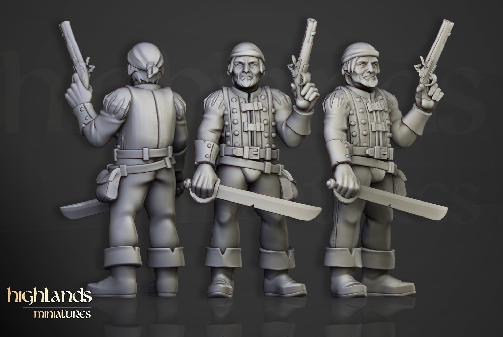 Miniatura Milicia Sunland Imperio resina 28mm sin pintar - Drakholm
