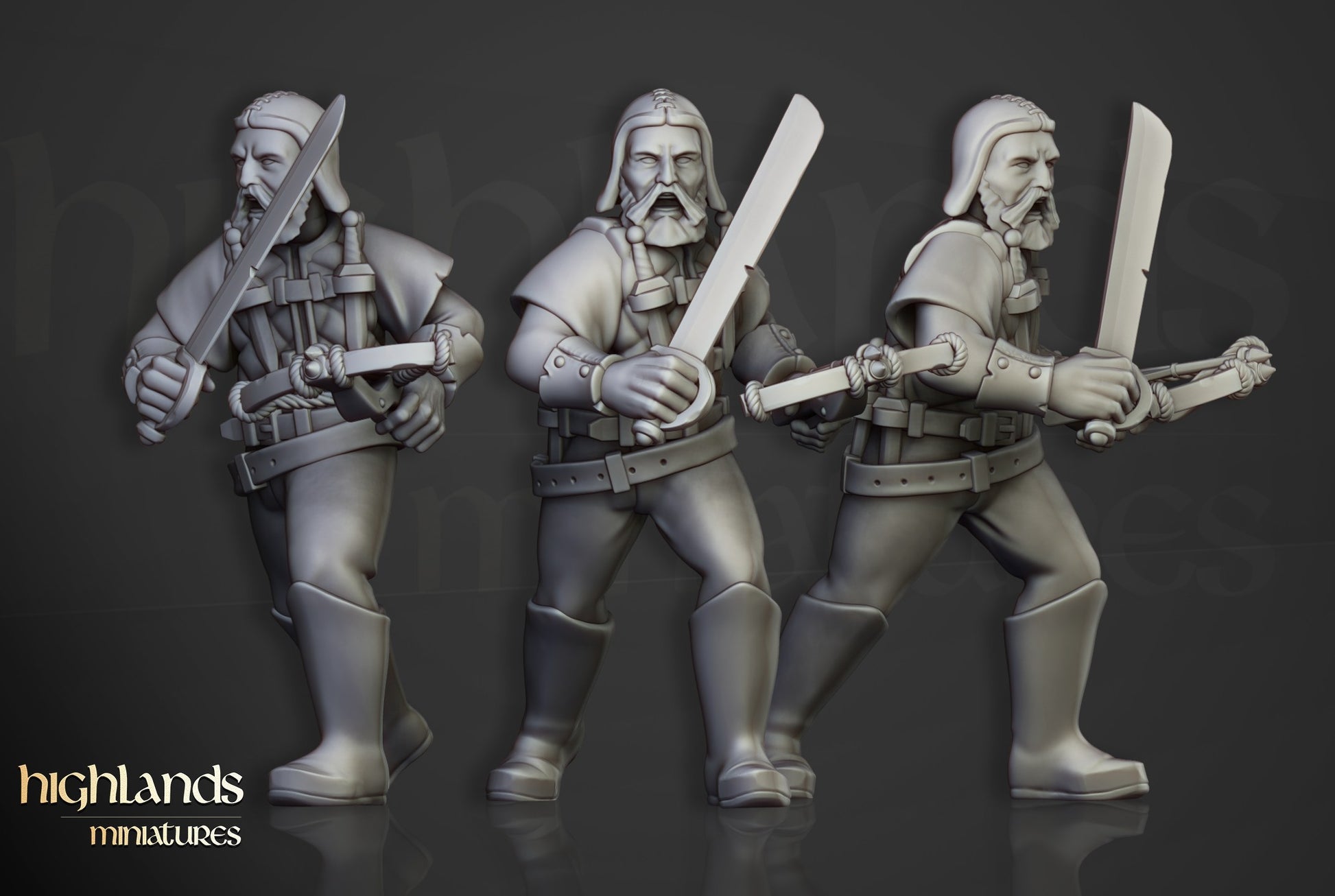 Miniatura Milicia Sunland Imperio resina 28mm sin pintar - Drakholm