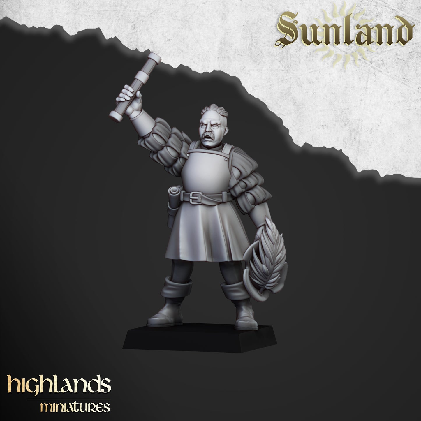 Miniatura Mortero Sunland Imperio resina 28mm sin pintar - Drakholm