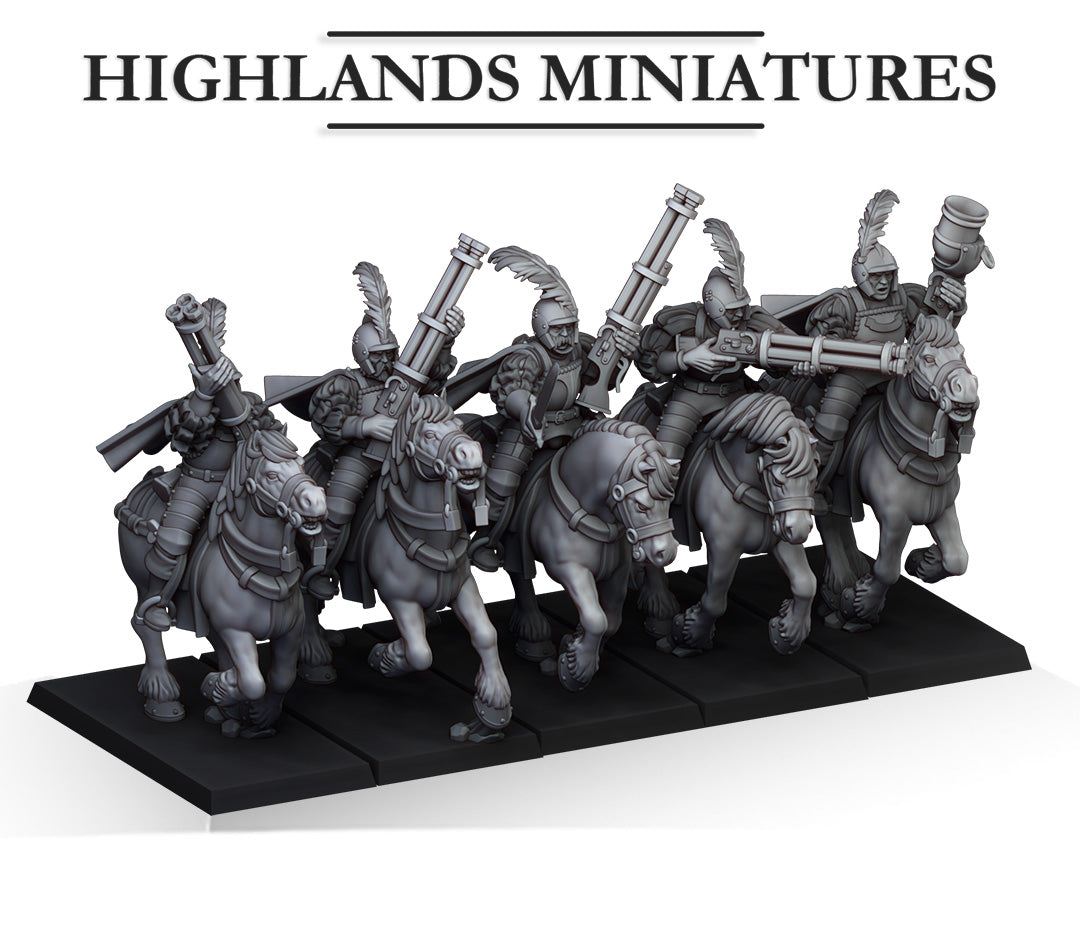 Miniatura Pistoleros Repetidores Sunland Imperio resina 28mm sin pintar - Drakholm