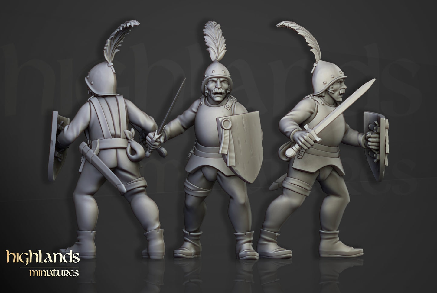 Miniatura Refuerzos Espaderos Sunland Imperio resina 28mm sin pintar - Drakholm