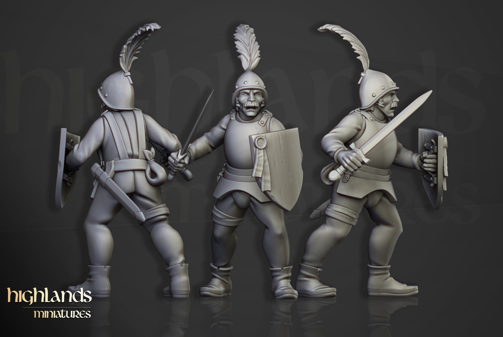 Miniatura Refuerzos Espaderos Sunland Imperio resina 28mm sin pintar - Drakholm