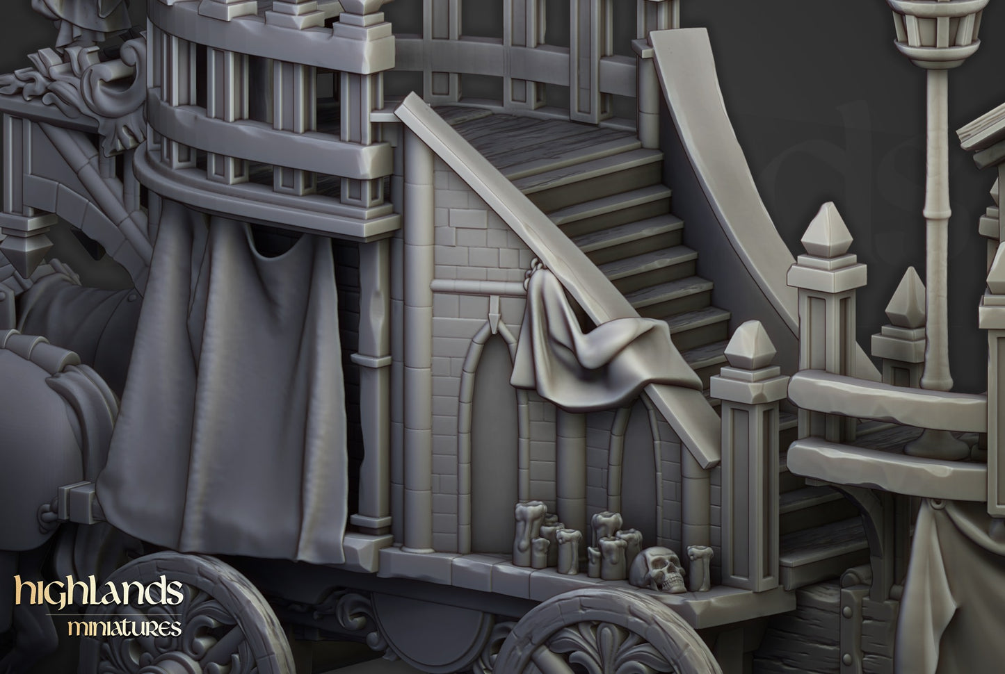 Miniatura Cañón Arcano Imperio resina 28mm sin pintar - Drakholm