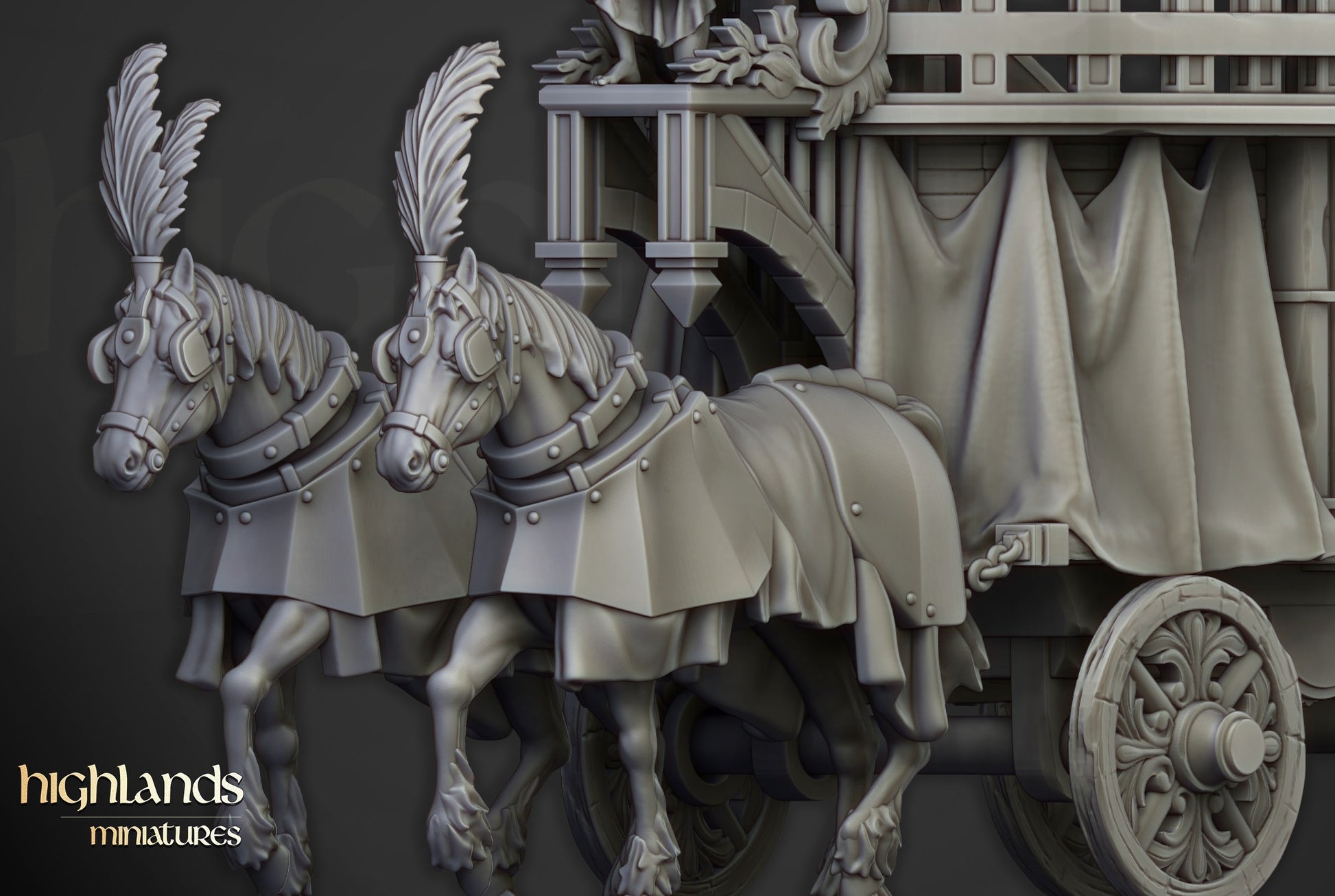 Miniatura Cañón Arcano Imperio resina 28mm sin pintar - Drakholm