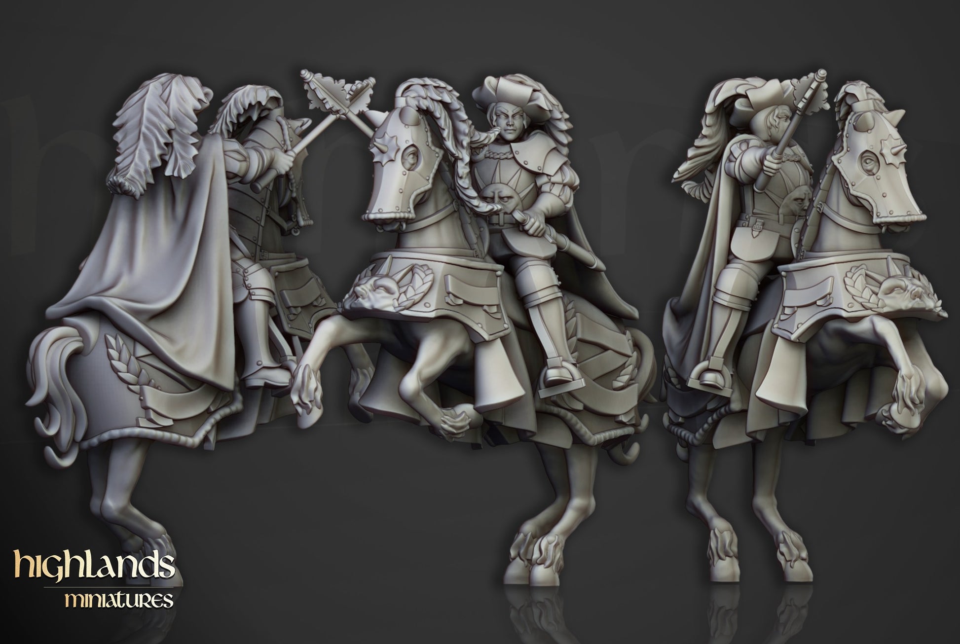 Miniatura Baronesa de Lunnenburg Imperio resina 28mm sin pintar - Drakholm