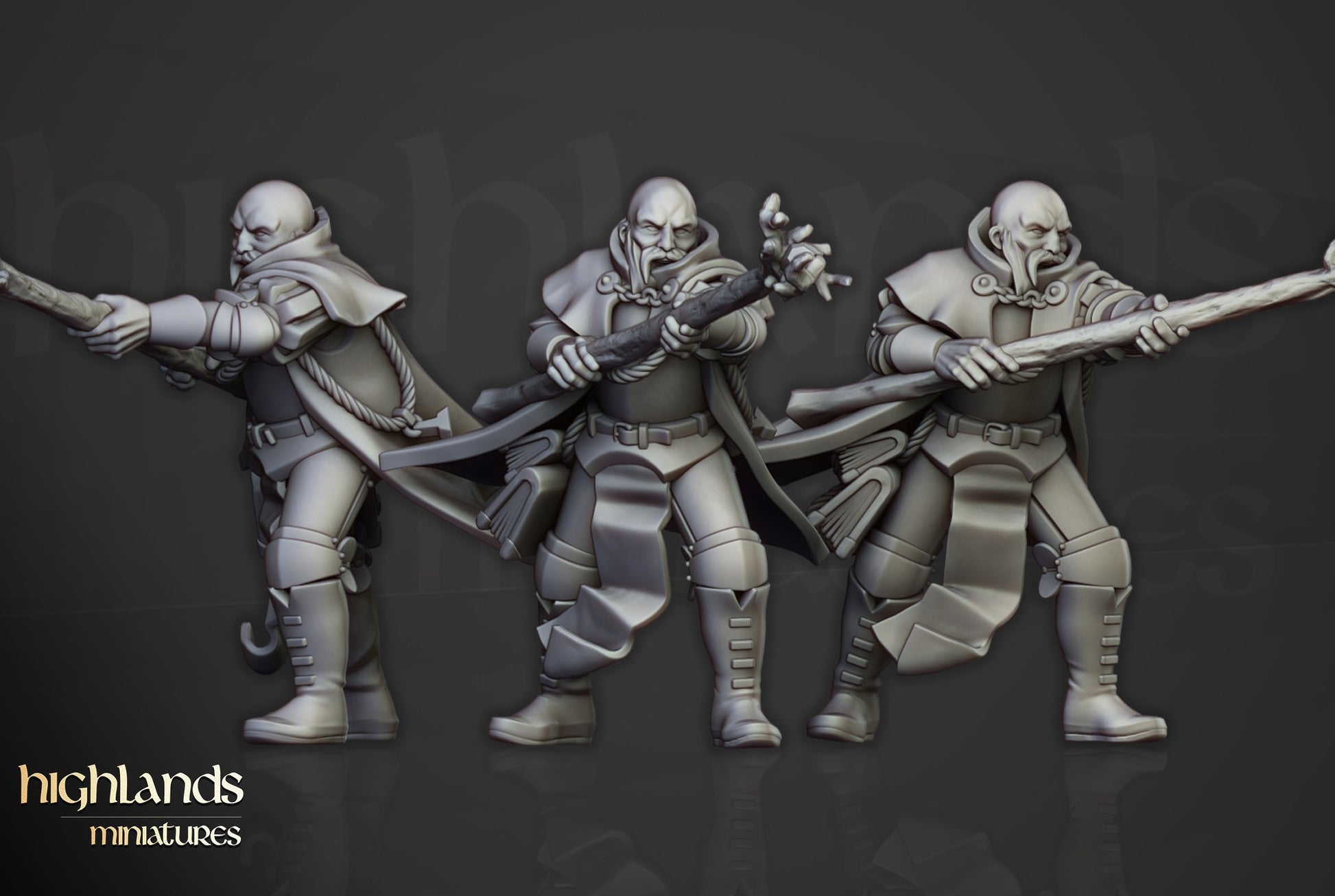 Miniatura Mago de Batalla Imperio resina 28mm sin pintar - Drakholm