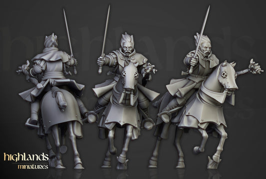 Miniatura Mago de Batalla Montado V1 Imperio resina 28mm sin pintar - Drakholm