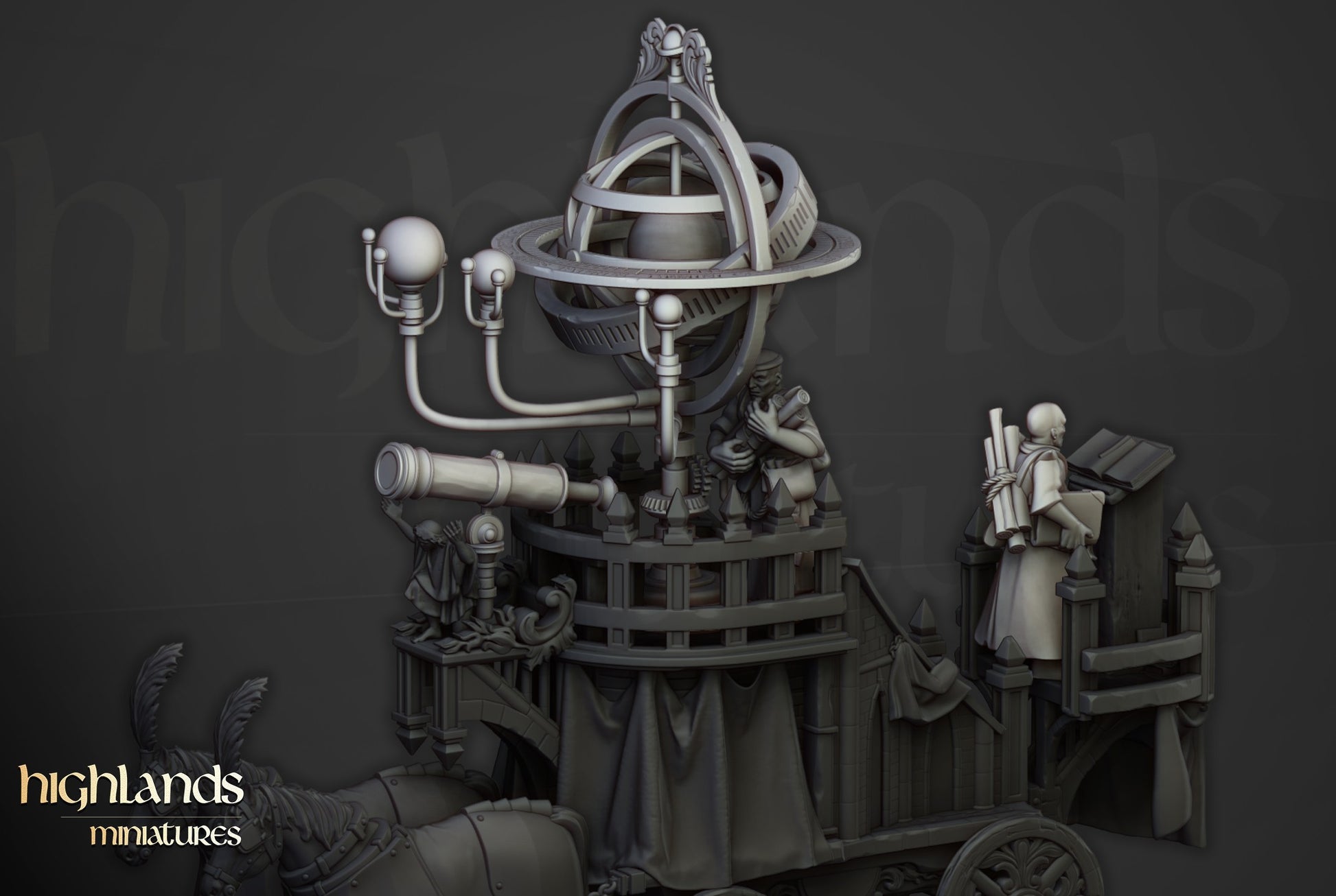 Miniatura Máquina Cosmológica Imperio resina 28mm sin pintar - Drakholm