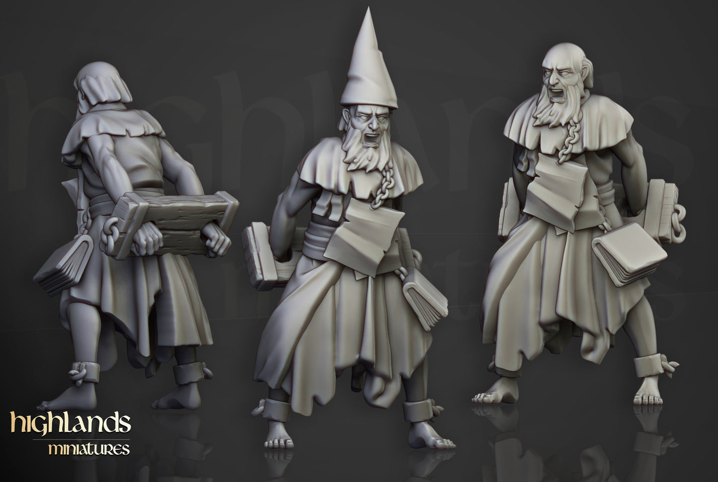 Miniatura Fanáticos Zelotes Imperio resina 28mm sin pintar - Drakholm