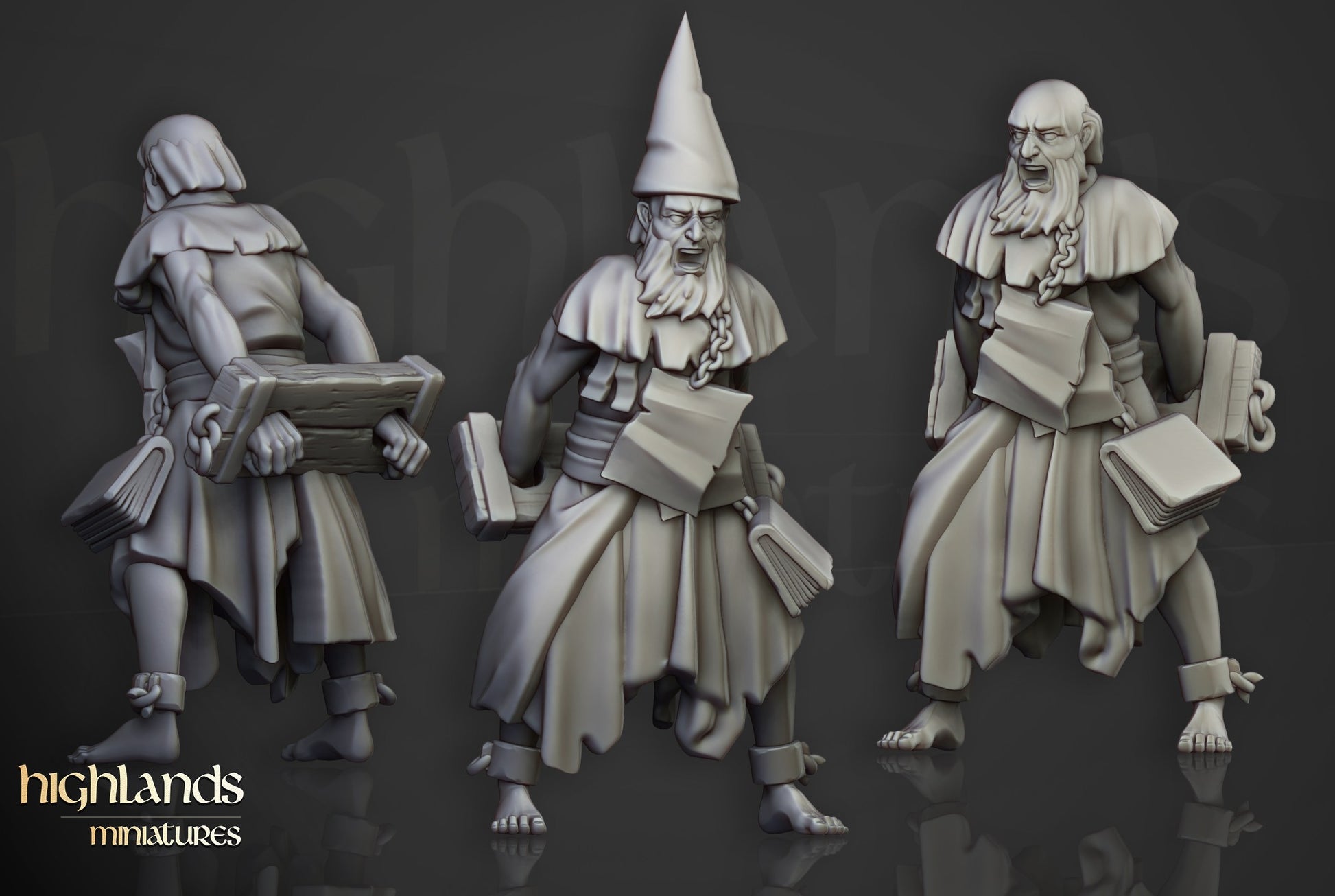 Miniatura Fanáticos Zelotes Imperio resina 28mm sin pintar - Drakholm