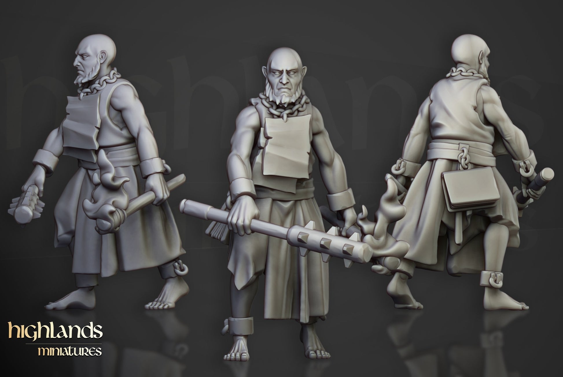 Miniatura Fanáticos Zelotes Imperio resina 28mm sin pintar - Drakholm