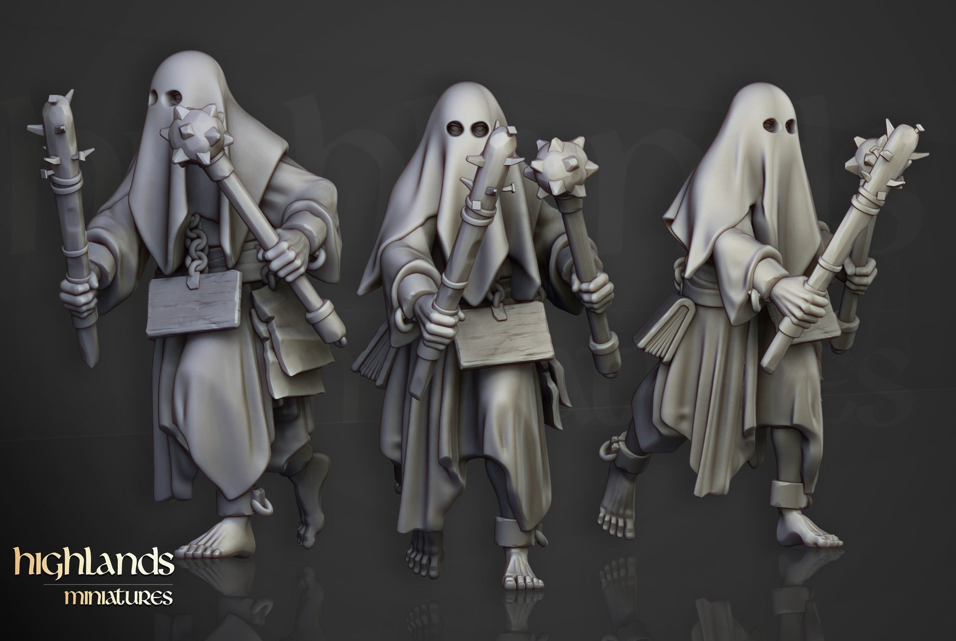 Miniatura Fanáticos Zelotes Imperio resina 28mm sin pintar - Drakholm