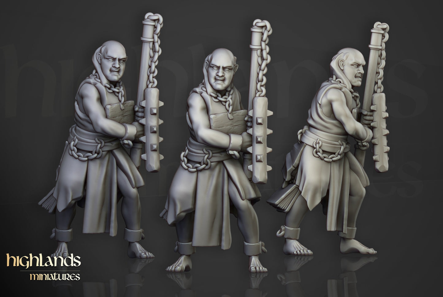 Miniatura Fanáticos Zelotes Imperio resina 28mm sin pintar - Drakholm