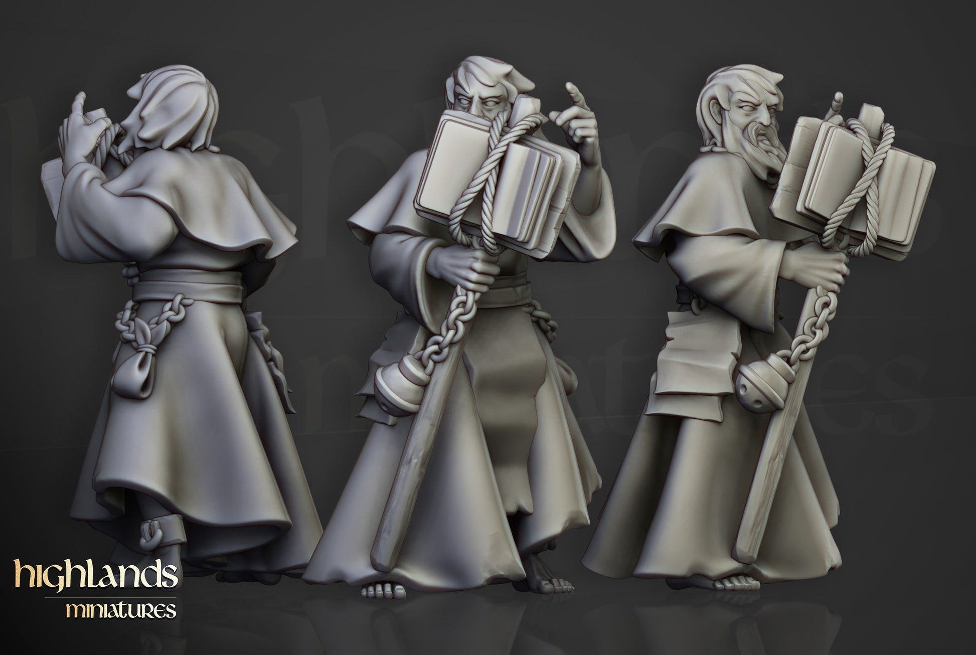 Miniatura Fanáticos Zelotes Imperio resina 28mm sin pintar - Drakholm