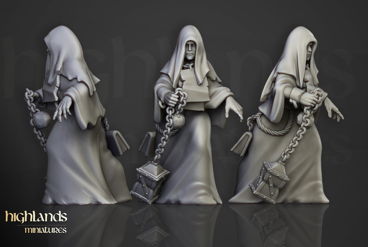 Miniatura Fanáticos Zelotes Imperio resina 28mm sin pintar - Drakholm