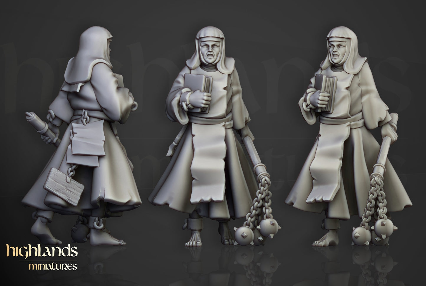 Miniatura Fanáticos Zelotes Imperio resina 28mm sin pintar - Drakholm