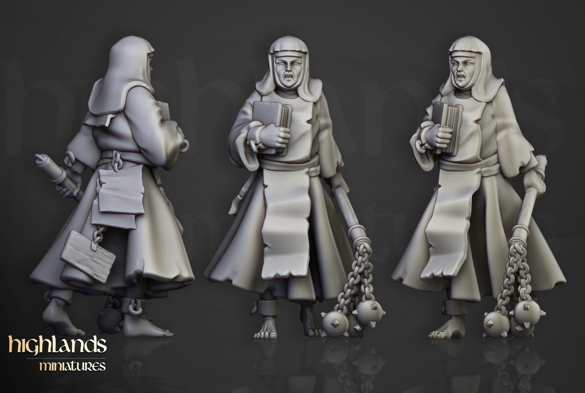 Miniatura Fanáticos Zelotes Imperio resina 28mm sin pintar - Drakholm