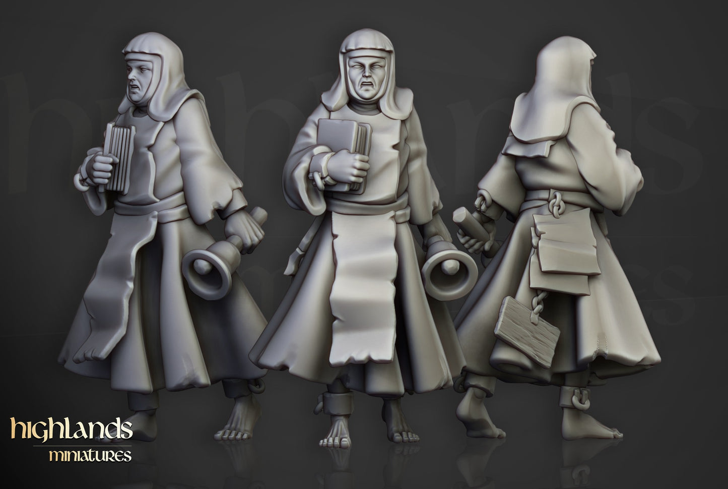 Miniatura Fanáticos Zelotes Imperio resina 28mm sin pintar - Drakholm