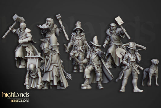 Miniatura Banda Inquisitorial Imperio resina 28mm sin pintar - Drakholm