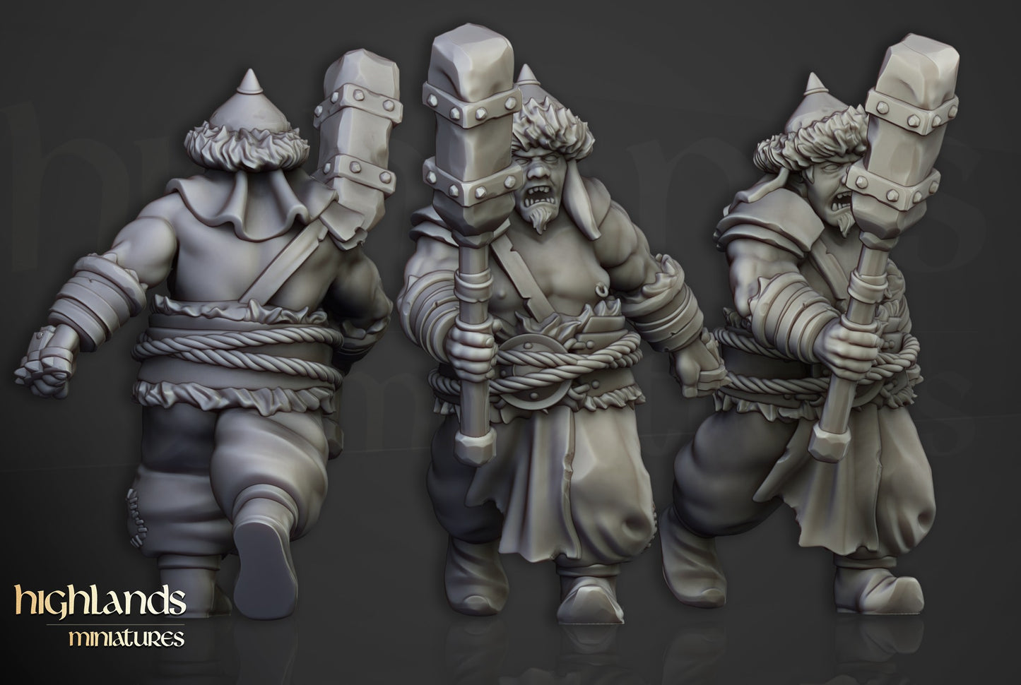 Miniatura Guerreros Khazarianos Imperio resina 28mm sin pintar - Drakholm