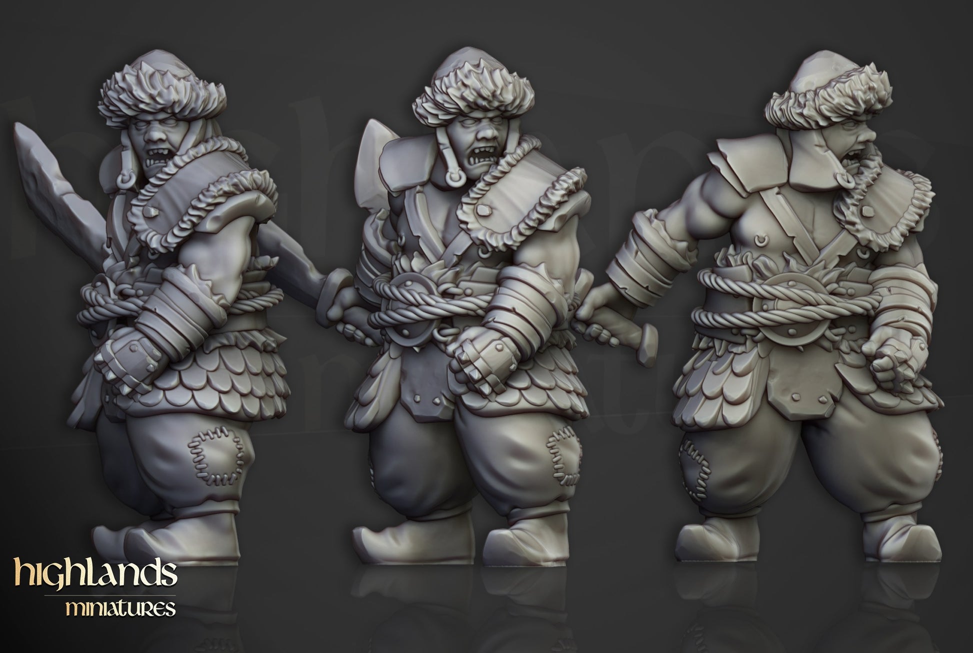 Miniatura Guerreros Khazarianos Imperio resina 28mm sin pintar - Drakholm