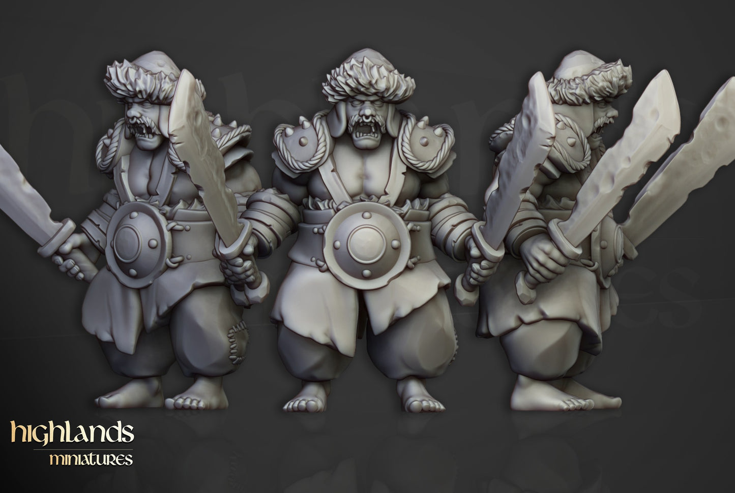 Miniatura Guerreros Khazarianos Imperio resina 28mm sin pintar - Drakholm