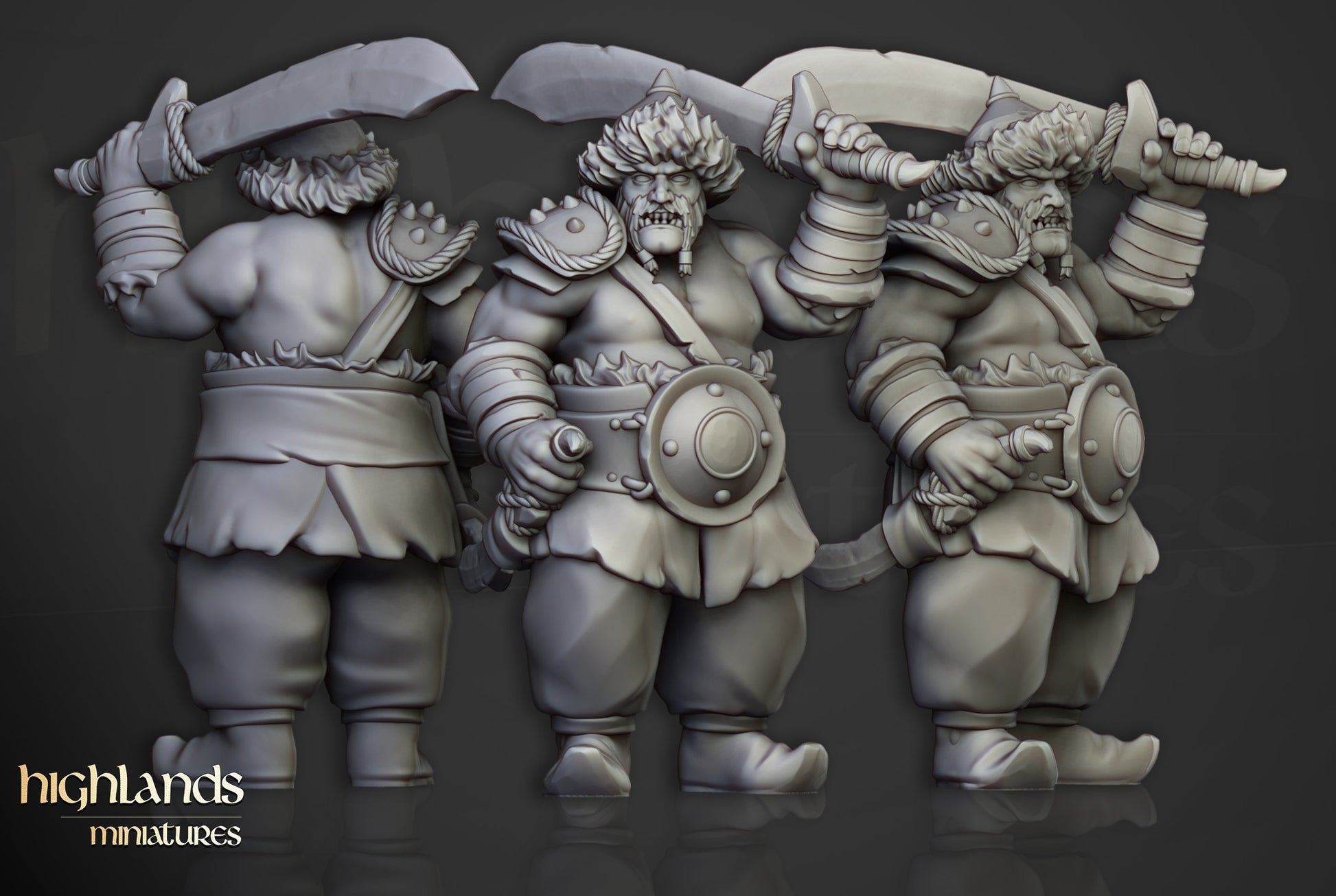 Miniatura Guerreros Khazarianos Imperio resina 28mm sin pintar - Drakholm