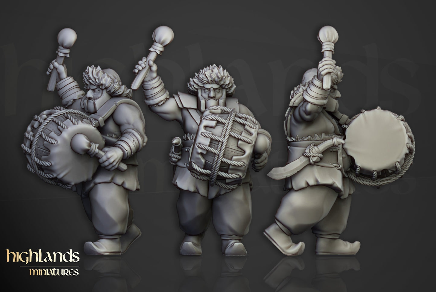 Miniatura Guerreros Khazarianos Imperio resina 28mm sin pintar - Drakholm