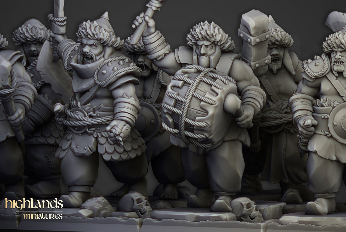 Miniatura Guerreros Khazarianos Imperio resina 28mm sin pintar - Drakholm