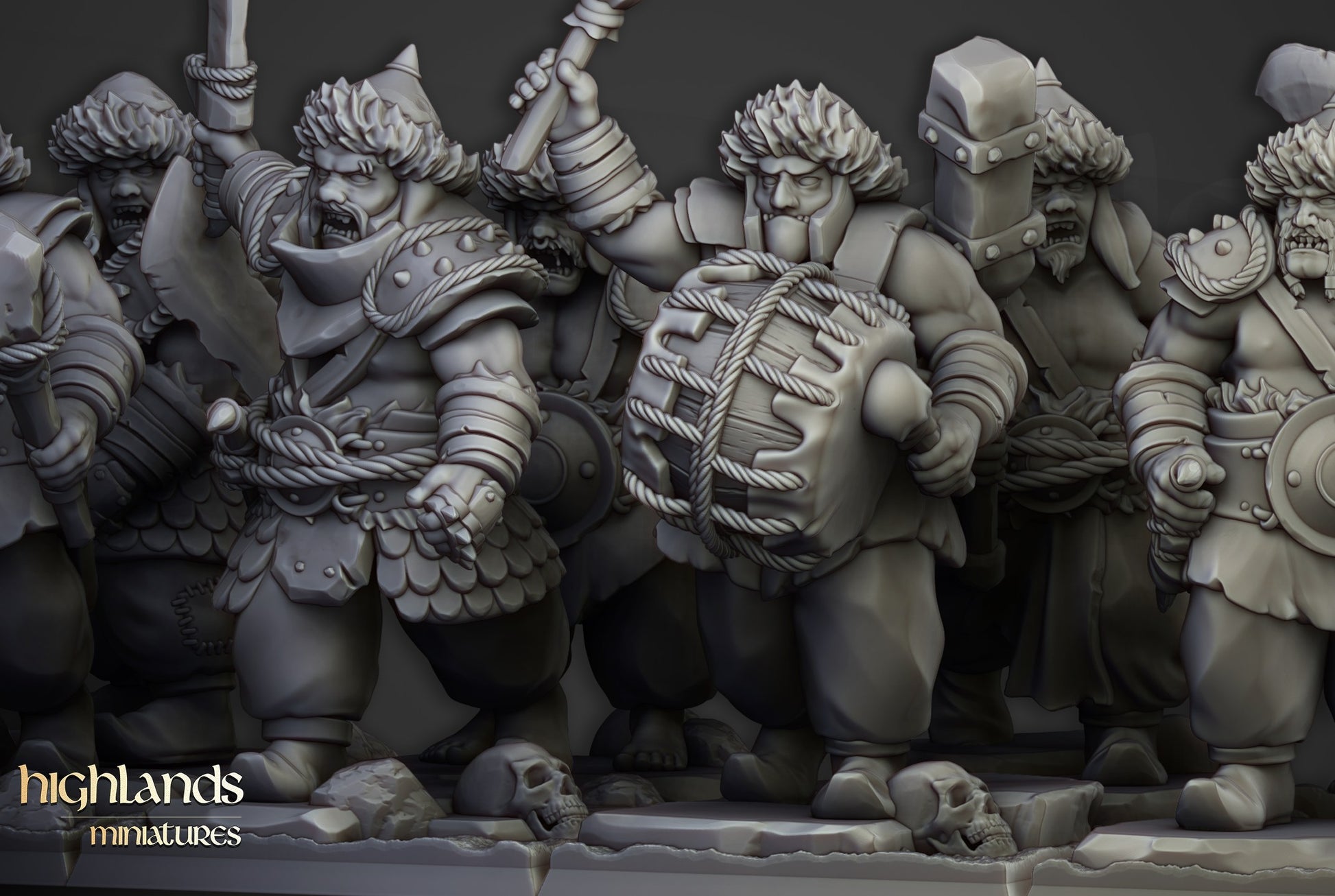 Miniatura Guerreros Khazarianos Imperio resina 28mm sin pintar - Drakholm