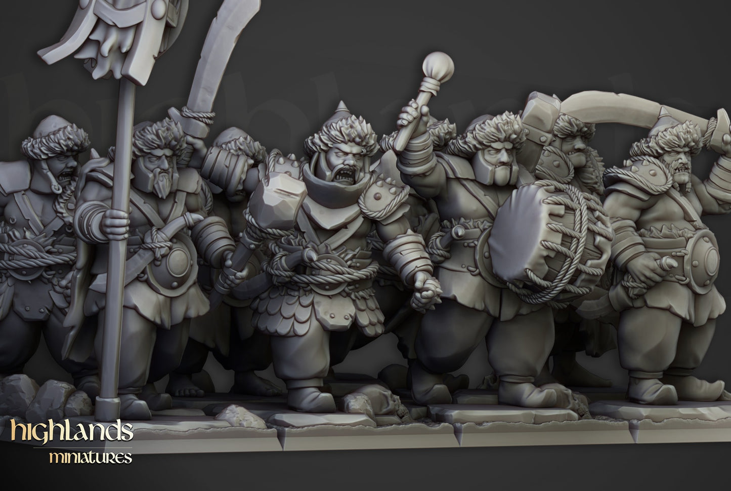Miniatura Guerreros Khazarianos Imperio resina 28mm sin pintar - Drakholm