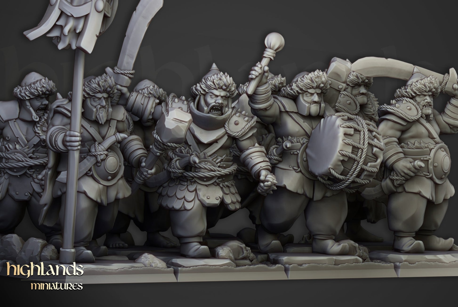 Miniatura Guerreros Khazarianos Imperio resina 28mm sin pintar - Drakholm