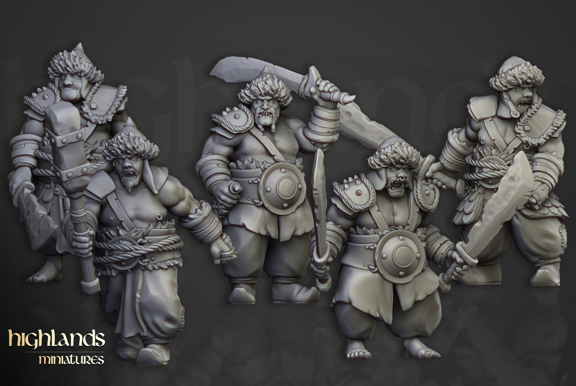 Miniatura Guerreros Khazarianos Imperio resina 28mm sin pintar - Drakholm