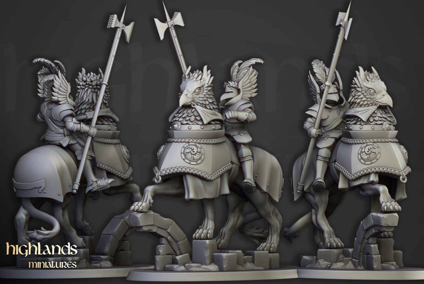Miniatura Caballeros del Sol Naciente Imperio resina 28mm sin pintar - Drakholm