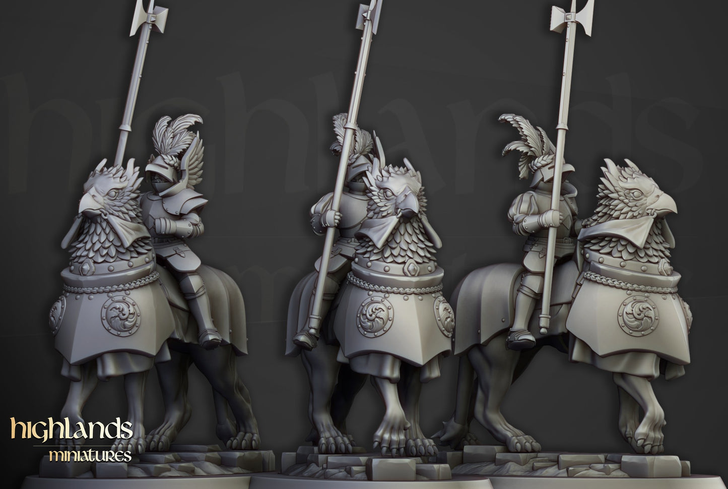 Miniatura Caballeros del Sol Naciente Imperio resina 28mm sin pintar - Drakholm