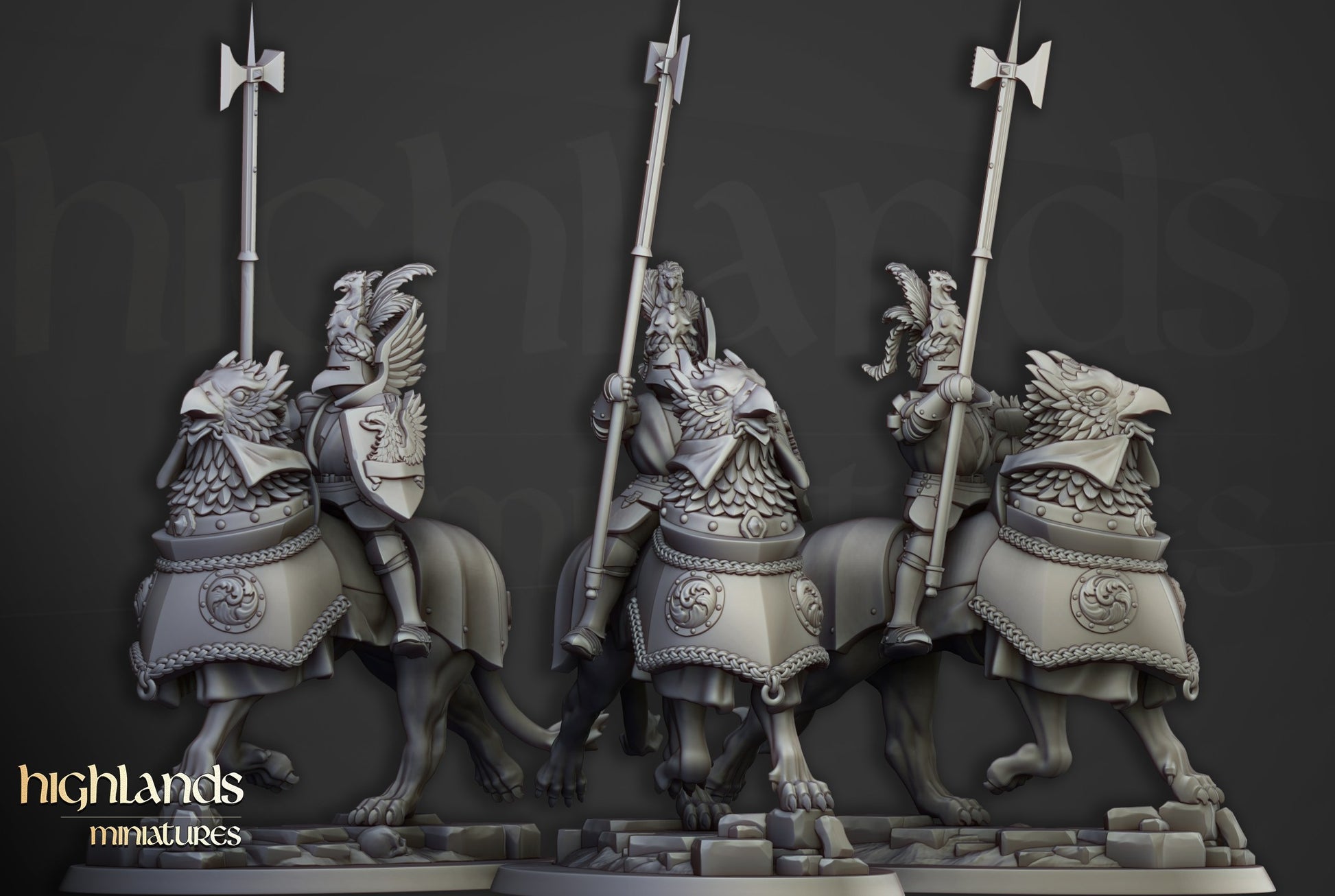 Miniatura Caballeros del Sol Naciente Imperio resina 28mm sin pintar - Drakholm