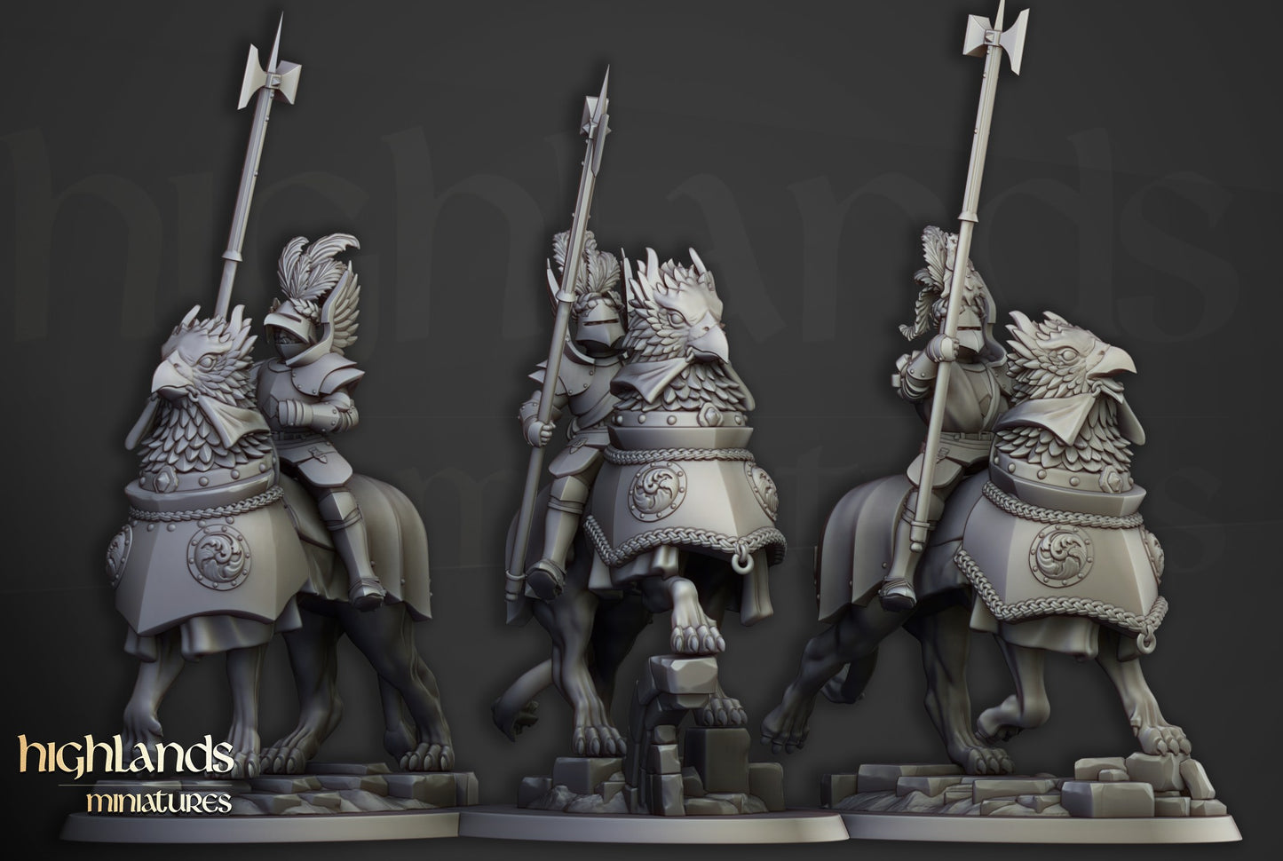 Miniatura Caballeros del Sol Naciente Imperio resina 28mm sin pintar - Drakholm