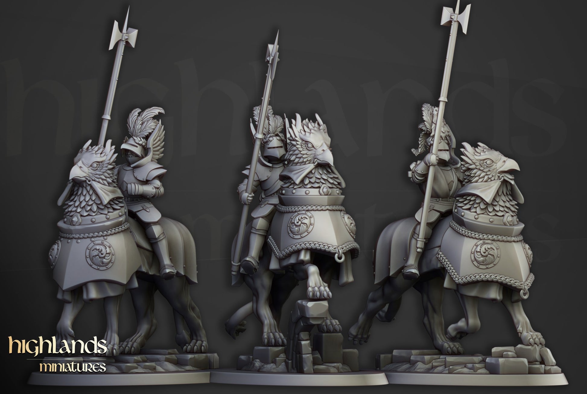 Miniatura Caballeros del Sol Naciente Imperio resina 28mm sin pintar - Drakholm