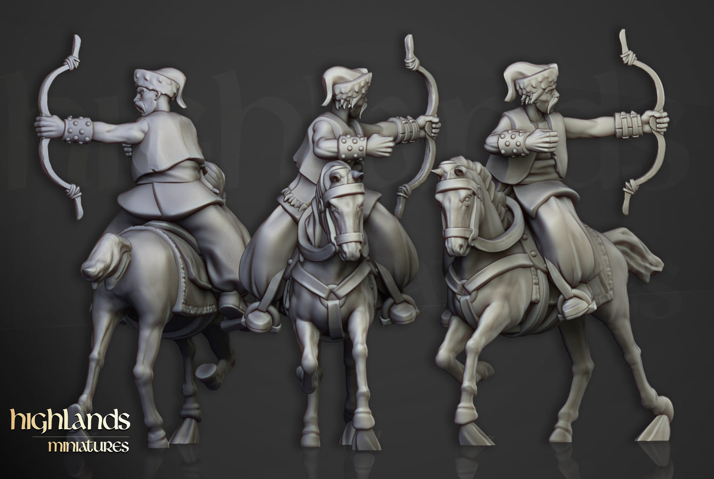 Miniatura Caballería Cosaca Ligera Imperio resina 28mm sin pintar - Drakholm