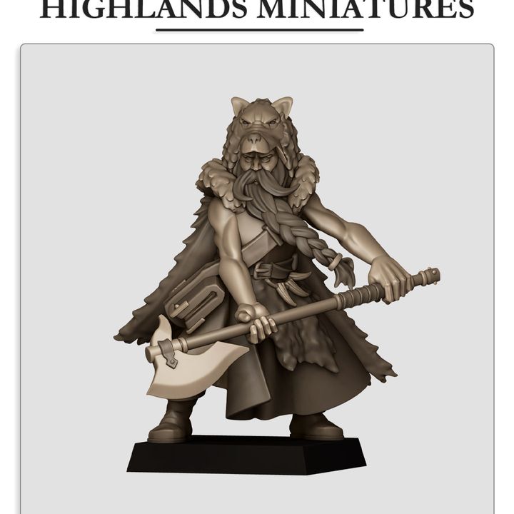 Miniatura Druida Mergenheim Imperio resina 28mm sin pintar - Drakholm