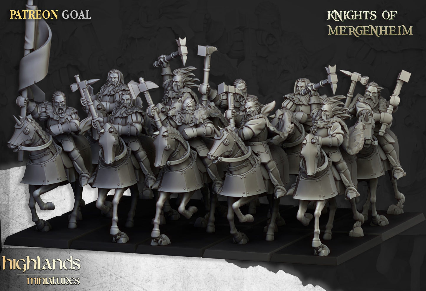 Miniatura Caballero Mergenheim Imperio resina 28mm sin pintar - Drakholm