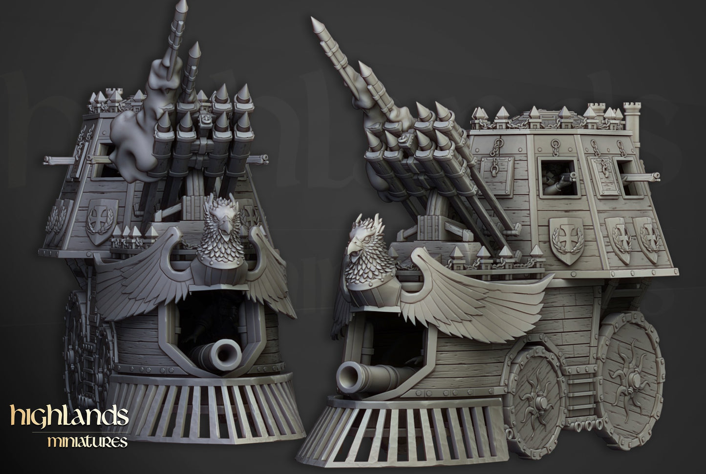 Miniatura Opinicus de Hierro Imperio resina 28mm sin pintar - Drakholm