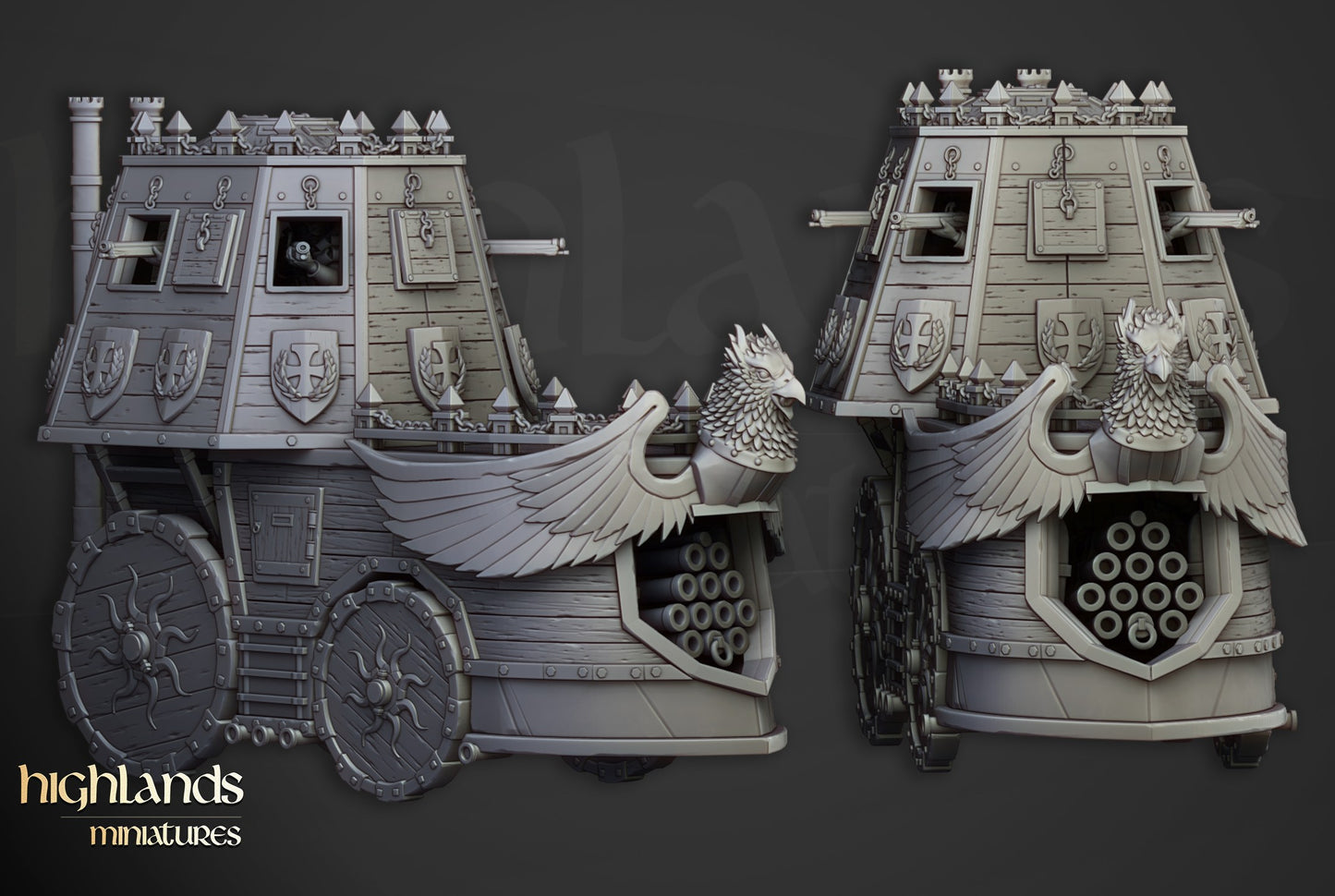 Miniatura Opinicus de Hierro Imperio resina 28mm sin pintar - Drakholm