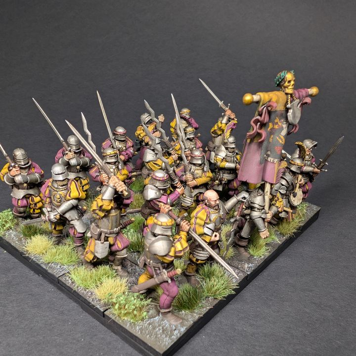 Miniatura Landsknechts de Soltau Imperio resina 28mm sin pintar - Drakholm