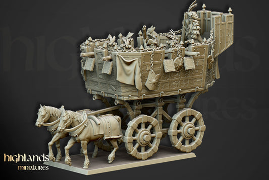 Miniatura Carromato de Guerra Imperio resina 28mm sin pintar - Drakholm