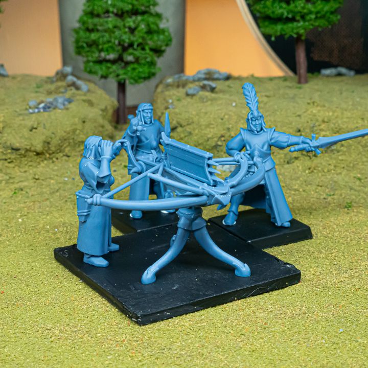 Miniatura Ballesta Altos Elfos resina 28mm sin pintar - Drakholm