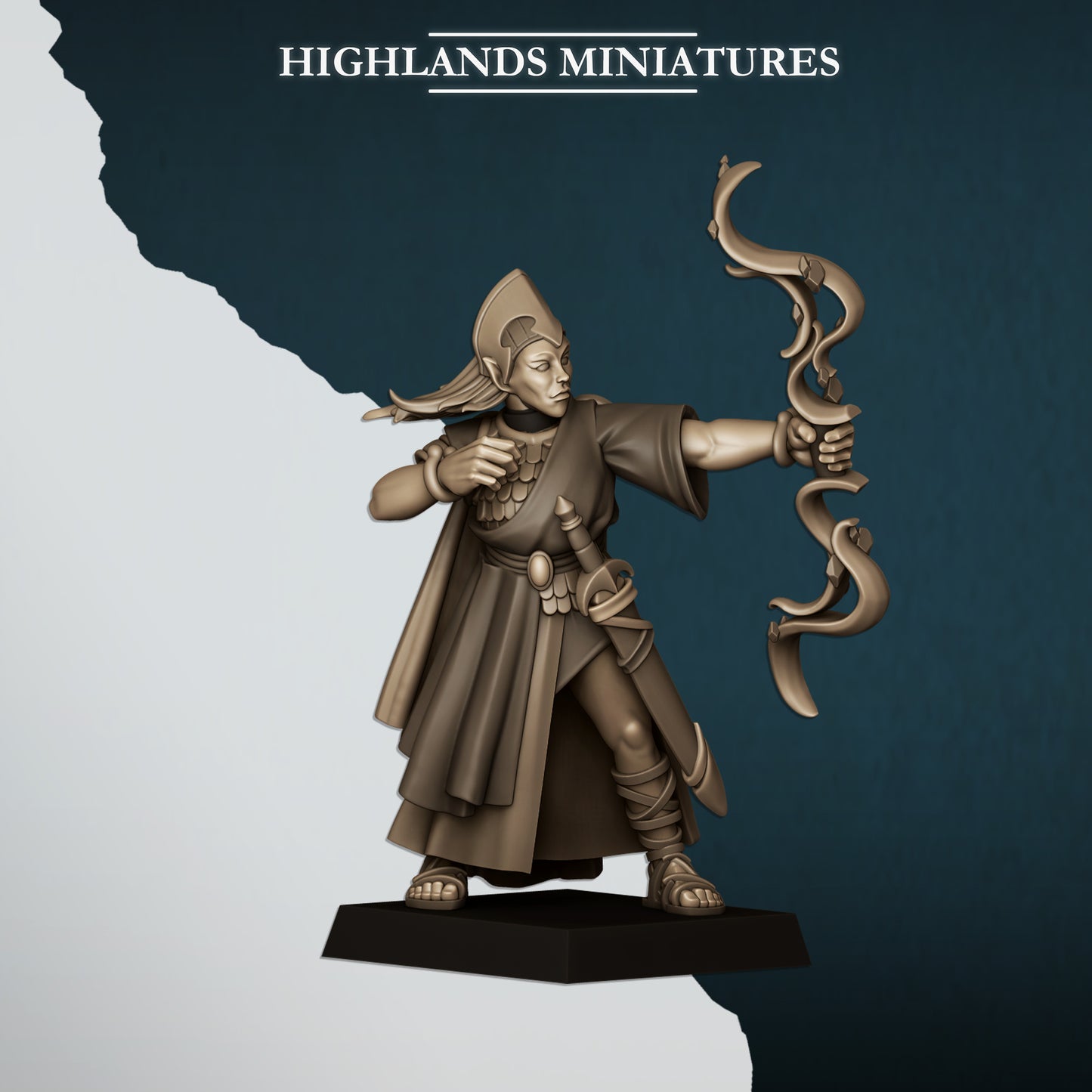 Miniatura Doncellas Altos Elfos resina 28mm sin pintar - Drakholm