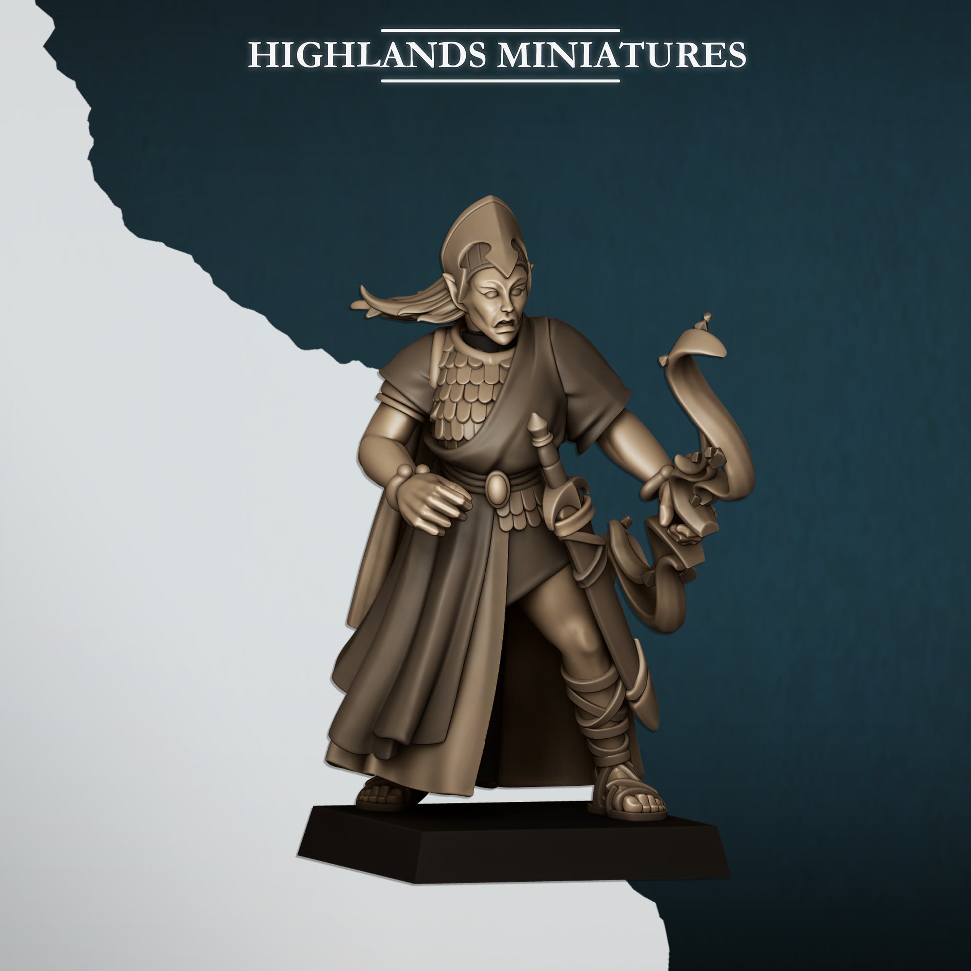 Miniatura Doncellas Altos Elfos resina 28mm sin pintar - Drakholm